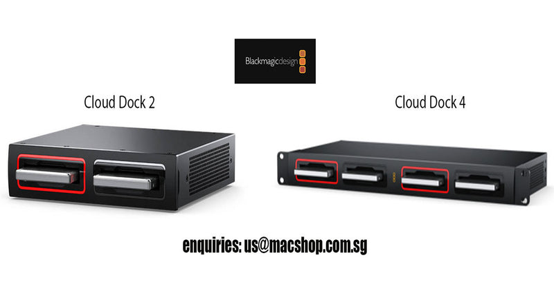 Blackmagic Cloud Dock 2 and 4, now you can share your media files globally, in minutes!