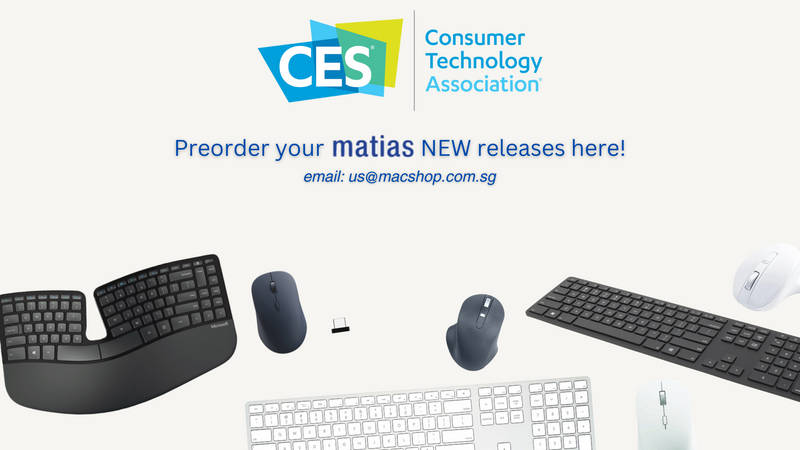 CES Tradeshow 2024 Matias NEW RELEASES