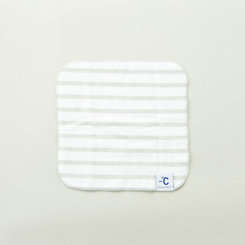 Minus Degree Cold Sense Gauze Cool Towel - Gray Stripes