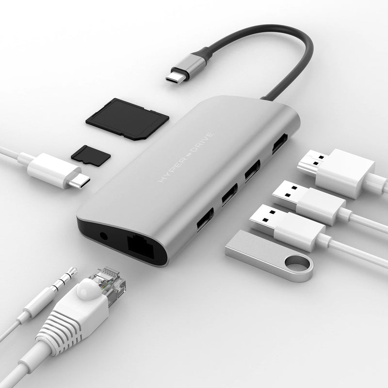 HyperDrive POWER 9-in-1 — USB-C Hub for iPad Pro, MacBook Pro/Air