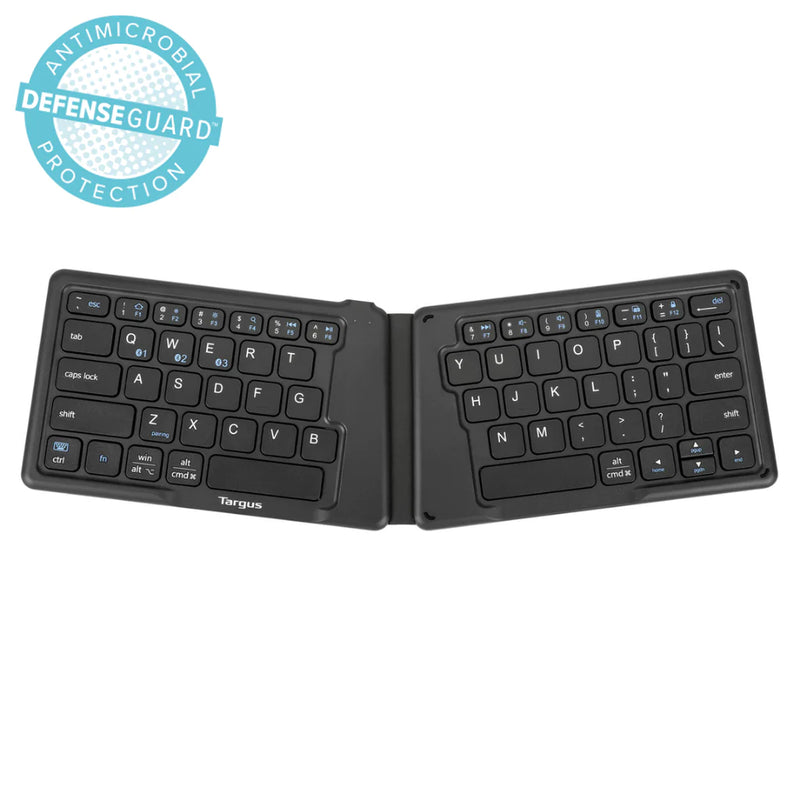 Targus Antimicrobial Ergonomic Foldable Keyboard - Black