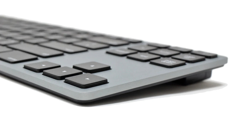 Matias Wireless Aluminum Tenkeyless Keyboard for Mac, iPad, iPhone, Android, or PC
