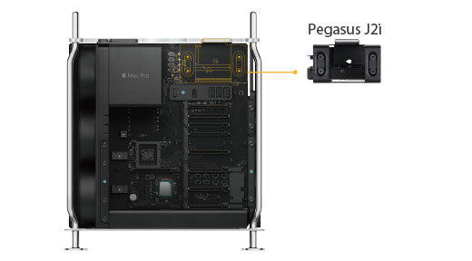 Promise Pegasus J2i 8TB (1 x 8TB SATA) internal storage
