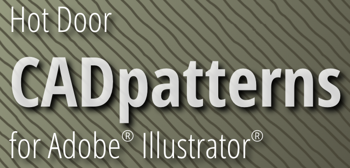 Hot Door CADpatterns for Adobe Illustrator