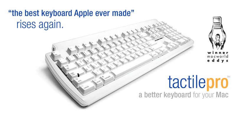 Matias Tactile Pro Keyboard for Mac (USB-C adapter included)