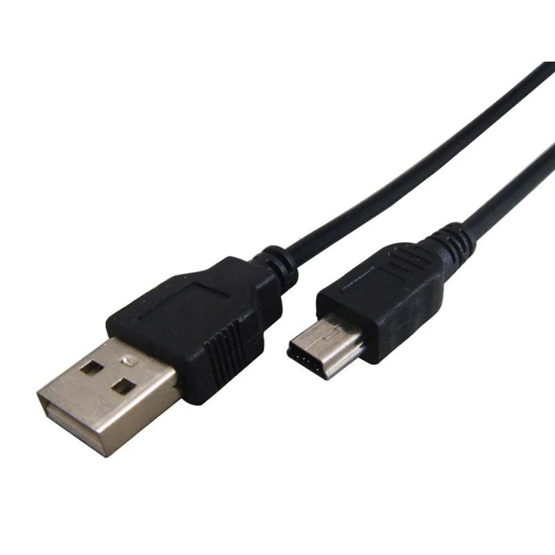 USB 2.0 to Mini 5P USB Cable 1m - Black