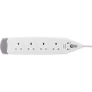 Belkin Home Series 4-Socket Surge Protector Extension Power Cable