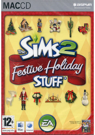 The Sims 2 Festive Holiday Stuff Mac CD