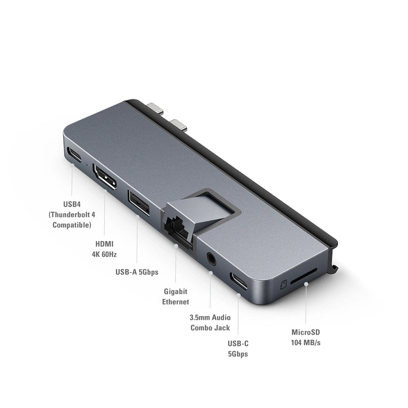 HyperDrive DUO PRO 7-in-2 USB-C Hub (M1 / M2 Pro & Max and backward compatible with 2016-2020 models)