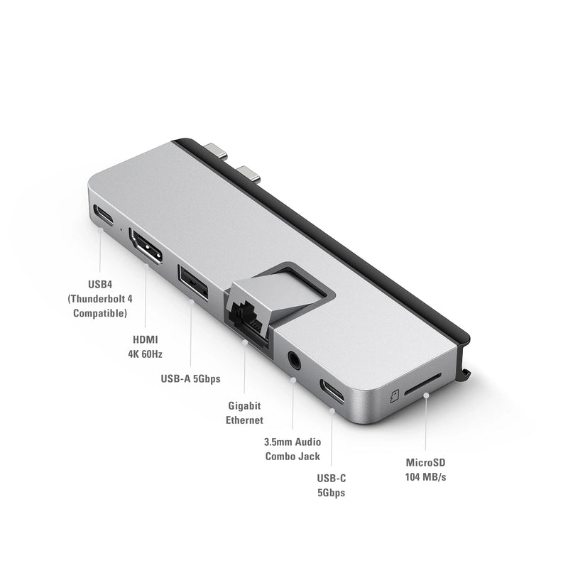 HyperDrive DUO PRO 7-in-2 USB-C Hub (M1 / M2 Pro & Max and backward compatible with 2016-2020 models)
