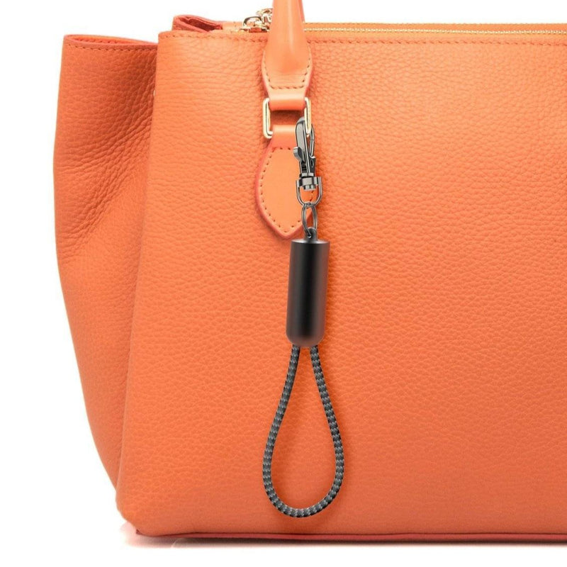  HyperDrive USB-C to Lightning Keychain on bag