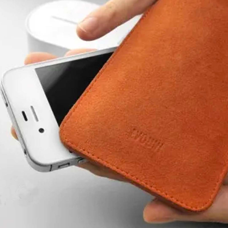 Evouni Handmade felt pouch for iPhone 12 mini / iPhone SE (2016)