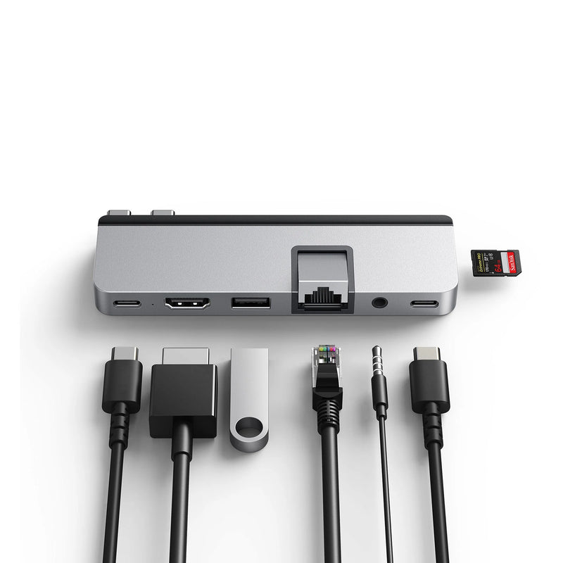 HyperDrive DUO PRO 7-in-2 USB-C Hub (M1 / M2 Pro & Max and backward compatible with 2016-2020 models)