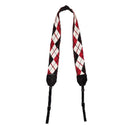 HighKey Camera Strap royal red argyle